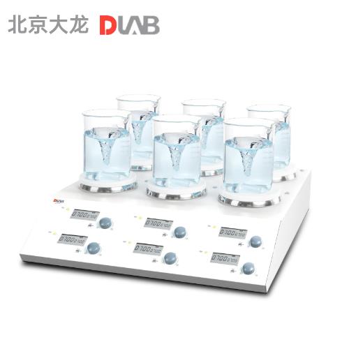 北京大龙MS-M-S6  LCD数控六通道磁力搅拌器
