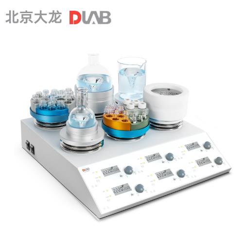 北京大龙MS-H280-S6  LCD数控加热型六通道磁力搅拌器